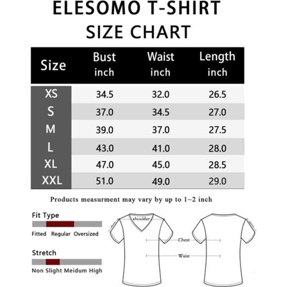 Women's V-Neck T-Shirts – Summer Cotton Tops with Short and Long Sleeves - Picture 6 of 7